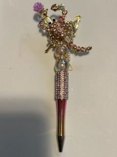 Pink bling lobster pen