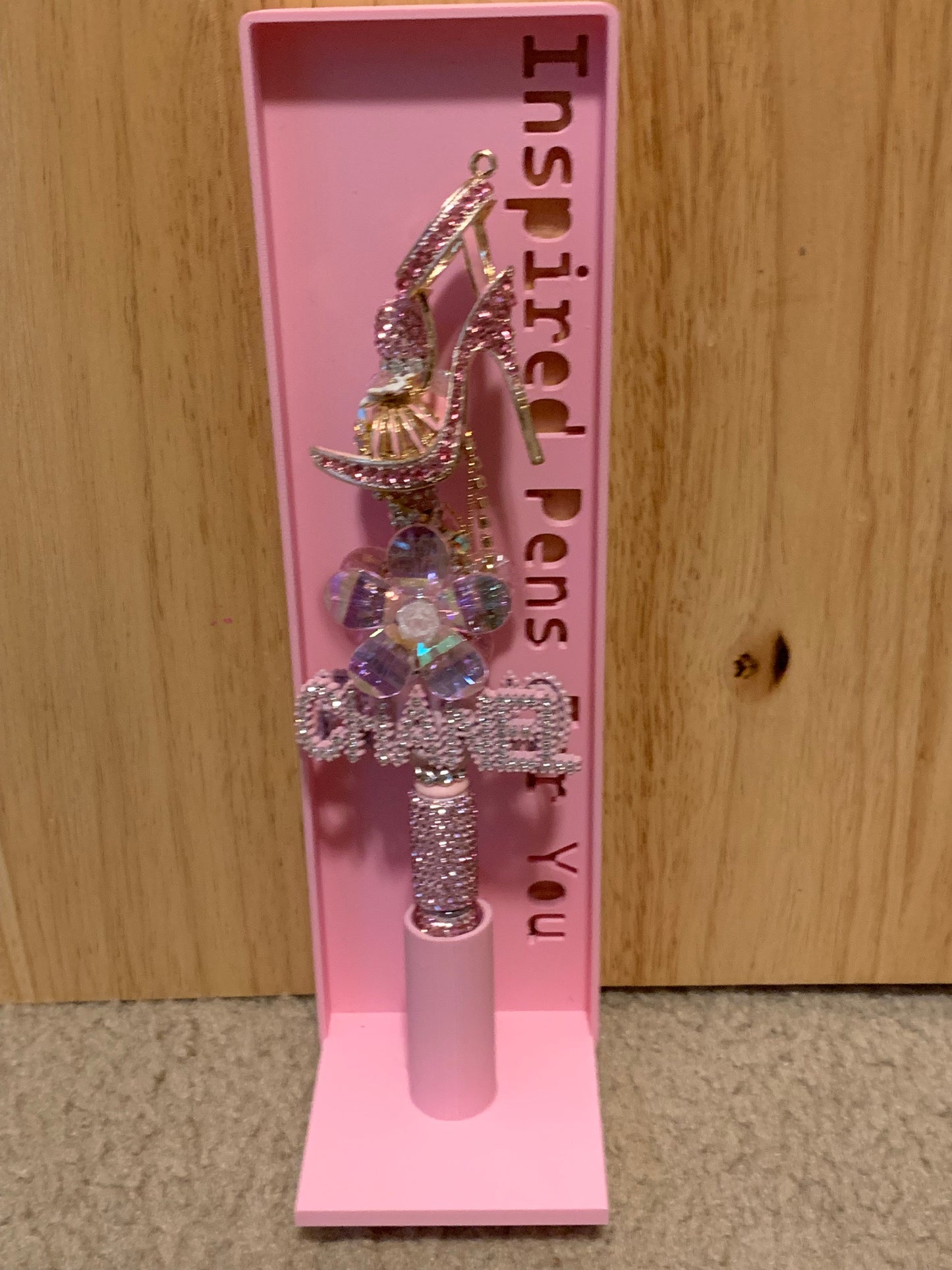 Pink heel chanel inspired