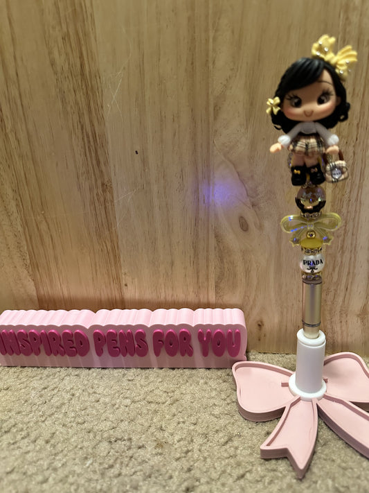 Inspired Prada girl clay pen