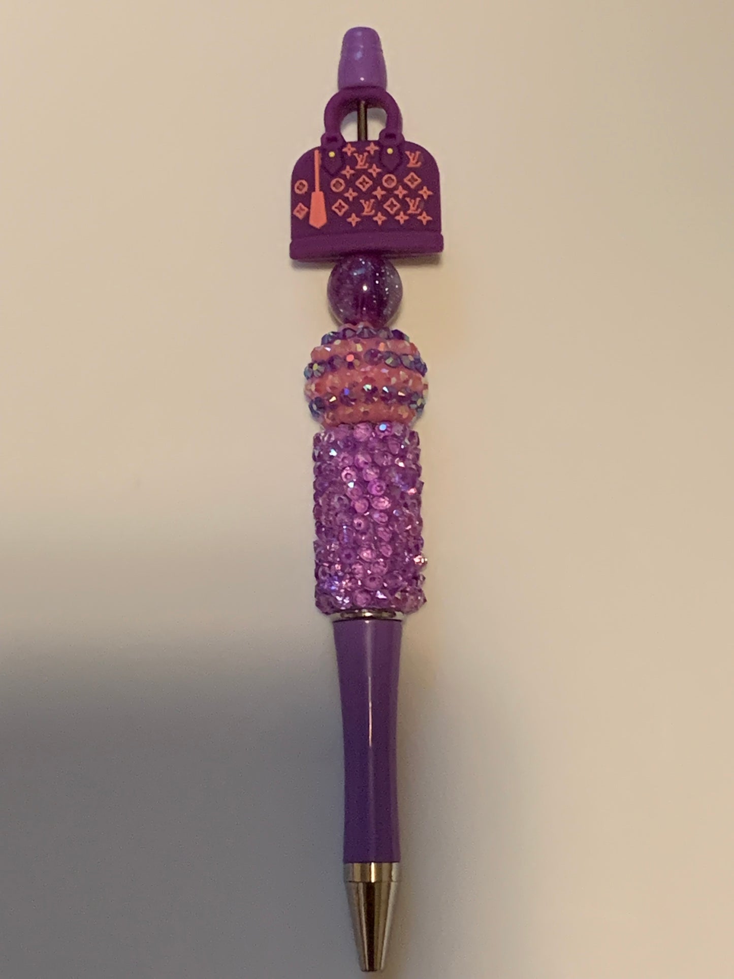 Purple and Pink LV Bag Pen