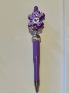 Purple care bear pen