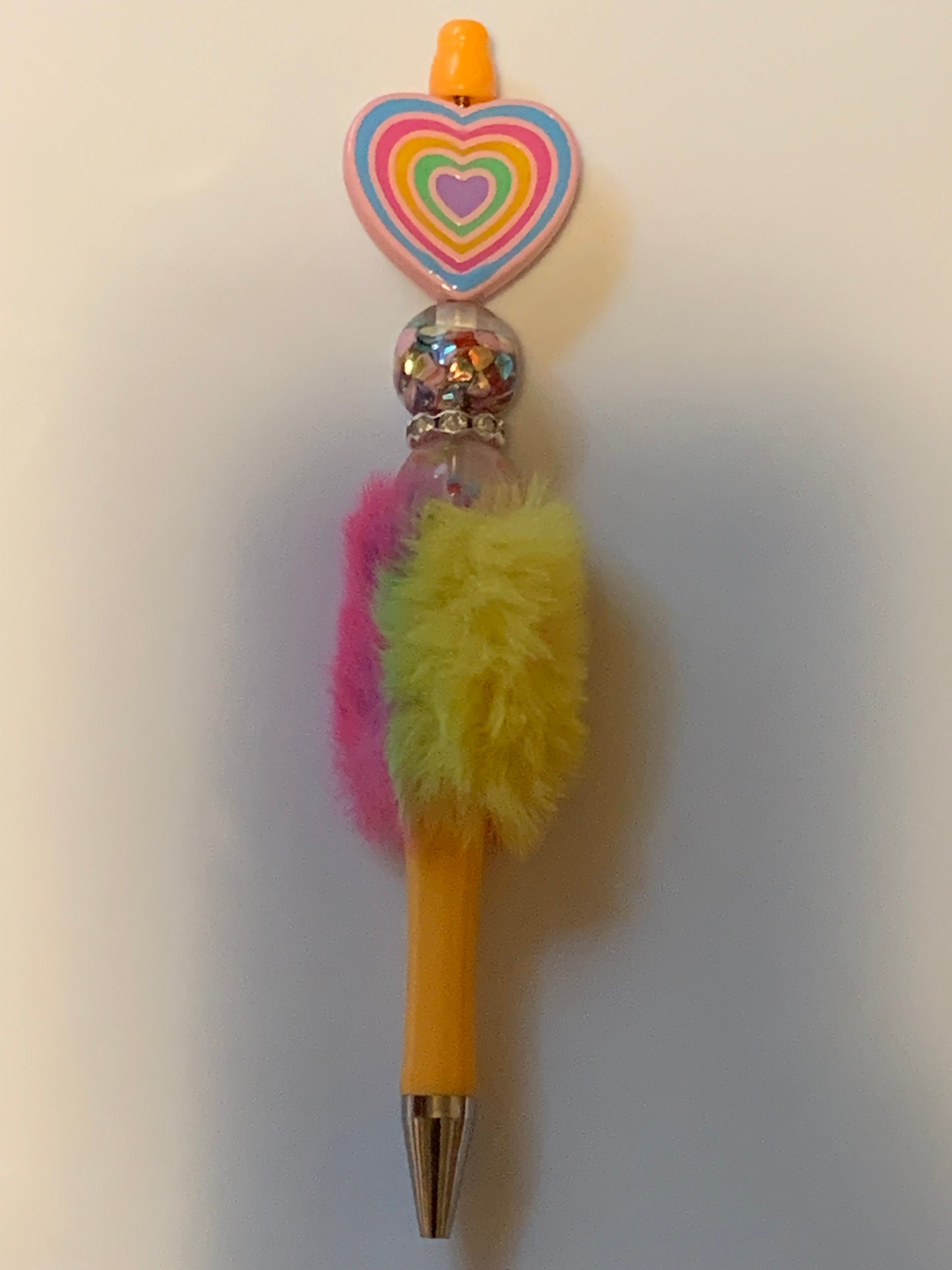 Rainbow Heart Fun Pen