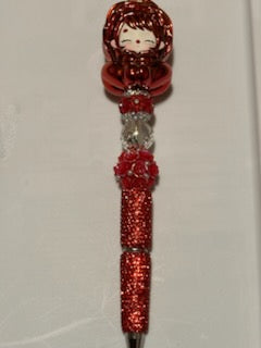 Red chrome flower girl