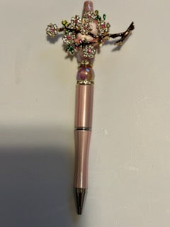 Rose gold cherry blossom pen