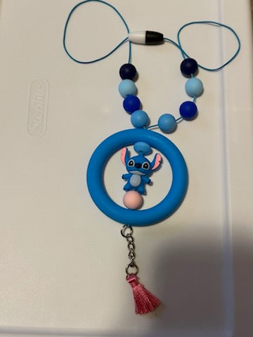 Stitch car charm