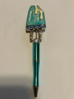 Teal popsicle pen