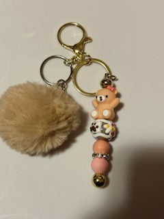 Teddy bear keychain