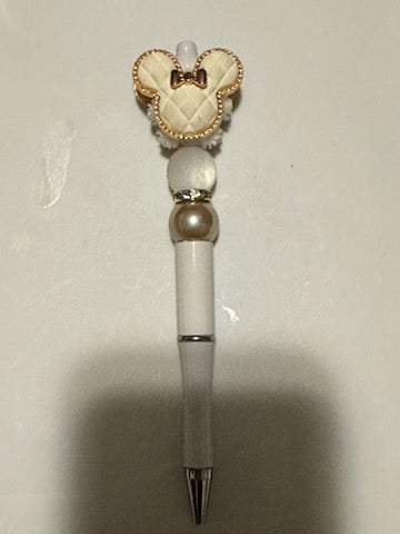 White Mickey head pen