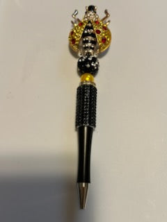 Bling ladybug pen