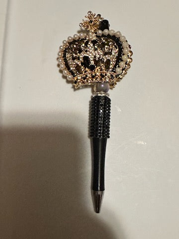 Fancy Black and Gold Crown