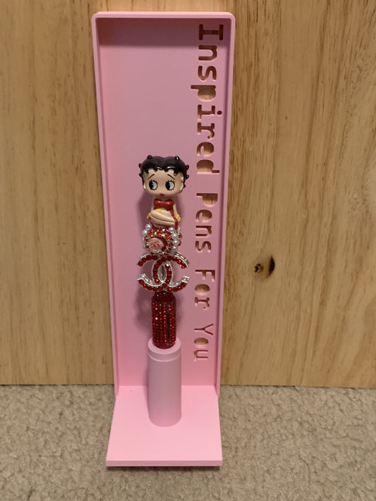 Red Betty Boop Chanel pen